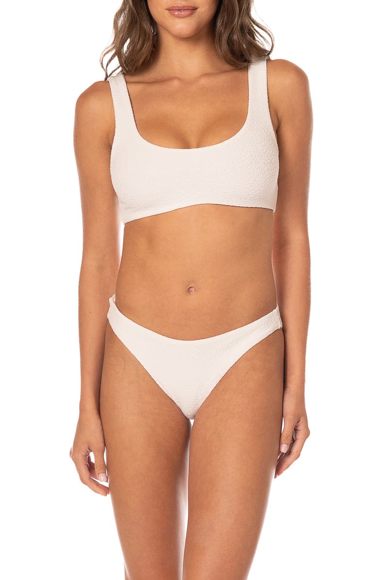 Maaji Coconut Milk Sublimity Reversible Bikini Bottoms, Alternate, color, White