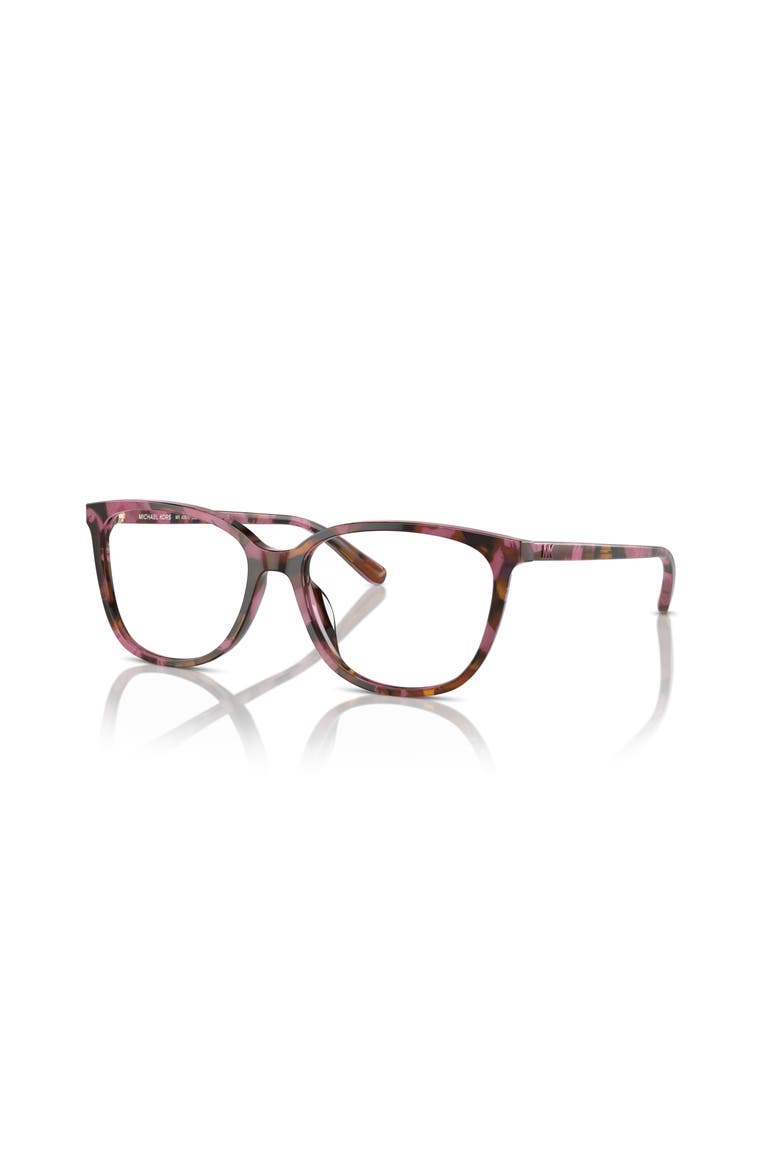 55mm Rectangle optical glasses, Main, color, Brown