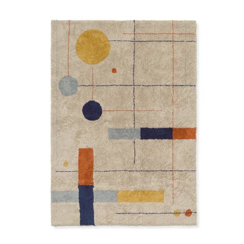 Washable Rug Geometrical Shapes