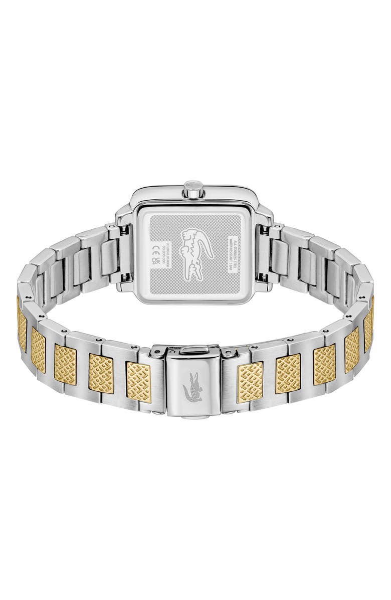 Lacoste L.12.12 Leap Bracelet Watch, 26mm x 26mm, Alternate, color, Two Tone