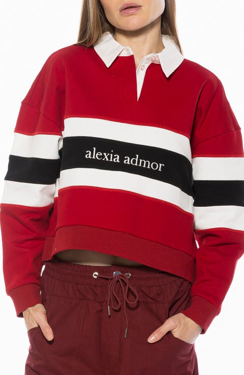 Lucian Branded Rugby Polo Sweatshirt