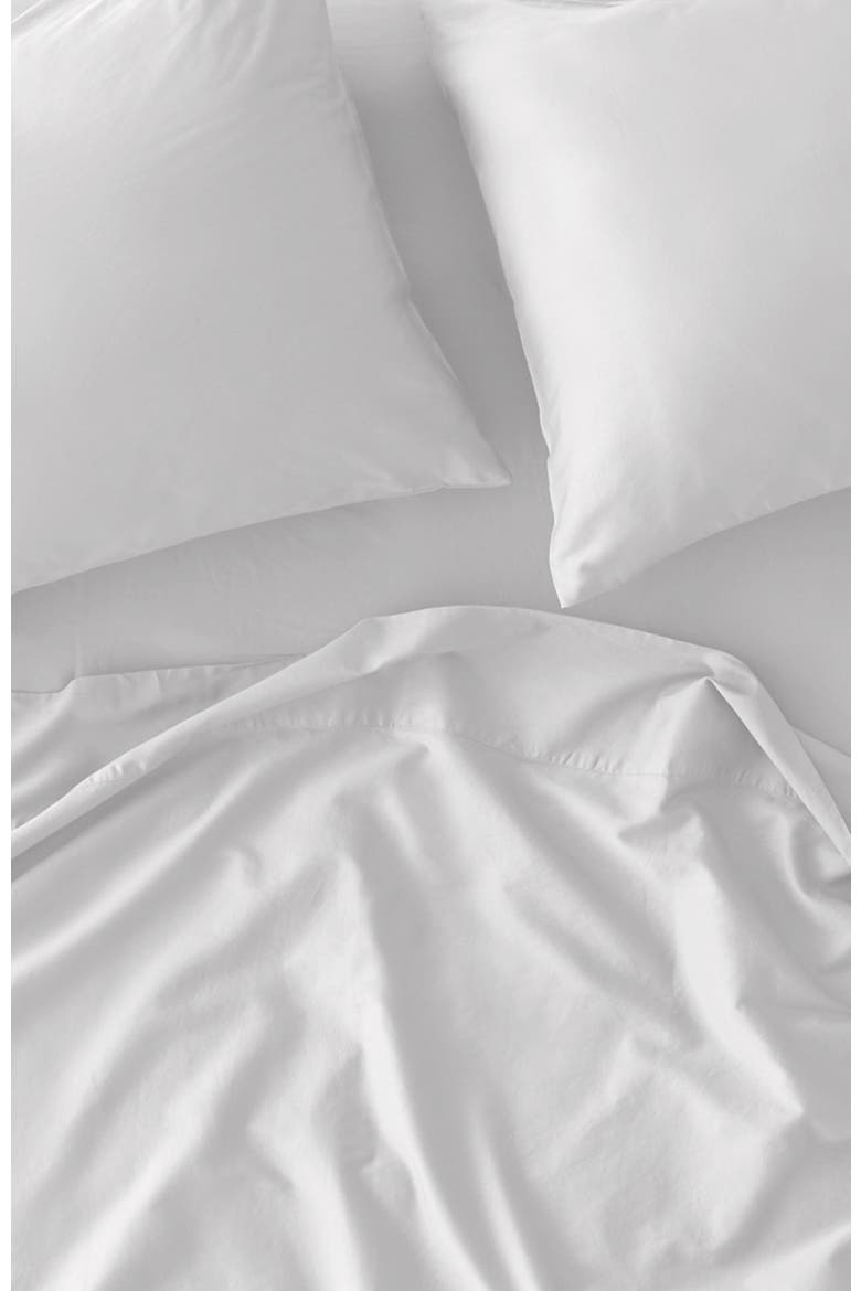 Organic Cool-Air Percale Pillowcase 2-Pack, Alternate, color, White