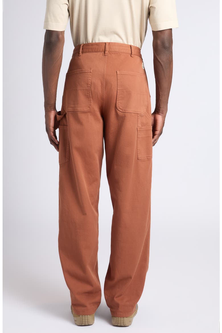 Cotton Stretch Twill Carpenter Pants, Alternate, color, BROWN GINGER