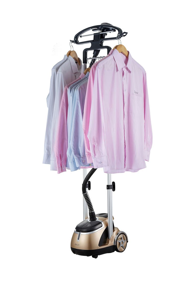 SALAV Refurb GS49-DJ Professional Dual Bar Garment Steamer, Alternate, color, Gold