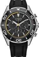 Citizen Endeavor Eco-Drive Chronograph Synthetic Strap Watch, 43mm
