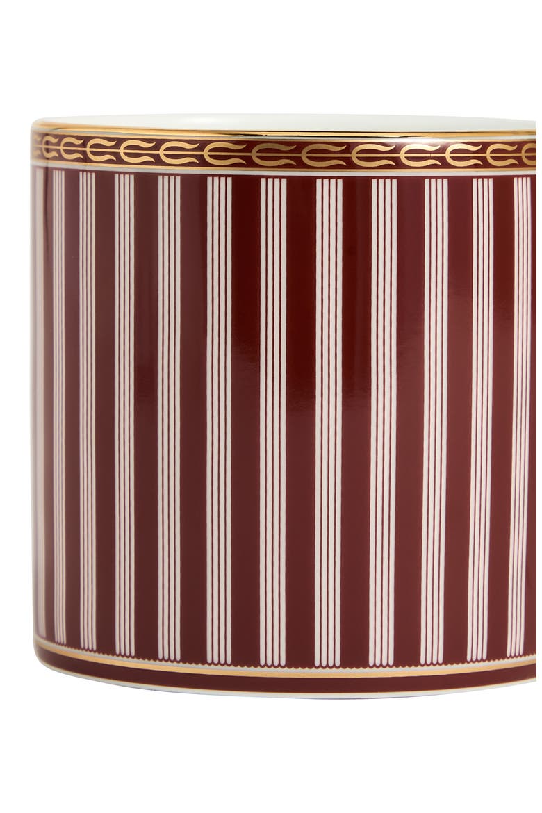 Red Splendor 22K Gold Accent Bone China Mug, Alternate, color, MULTI