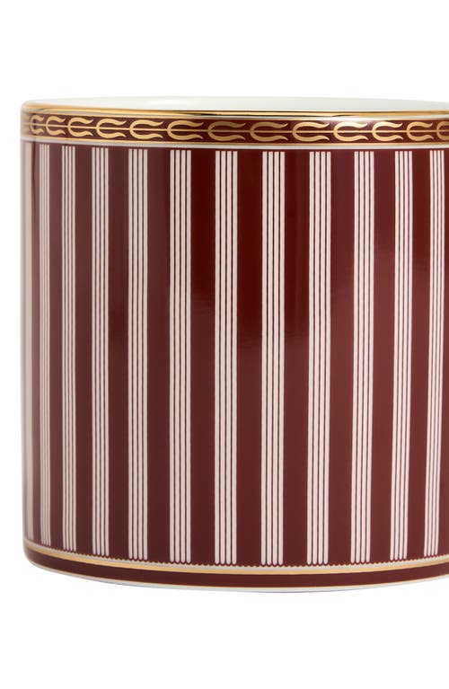 Wedgwood Red Splendor 22k Gold Accent Bone China Mug In Multi