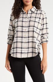 Lucky Brand Plaid Button-Up Shirt