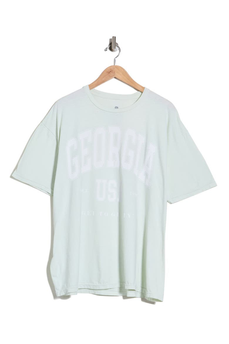 Georgia USA Cotton Graphic T-Shirt, Main, color, ICE FLOW
