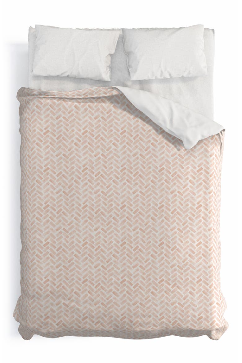 Lad Arcadia 3-Piece Duvet Set - Queen, Alternate, color, PINK