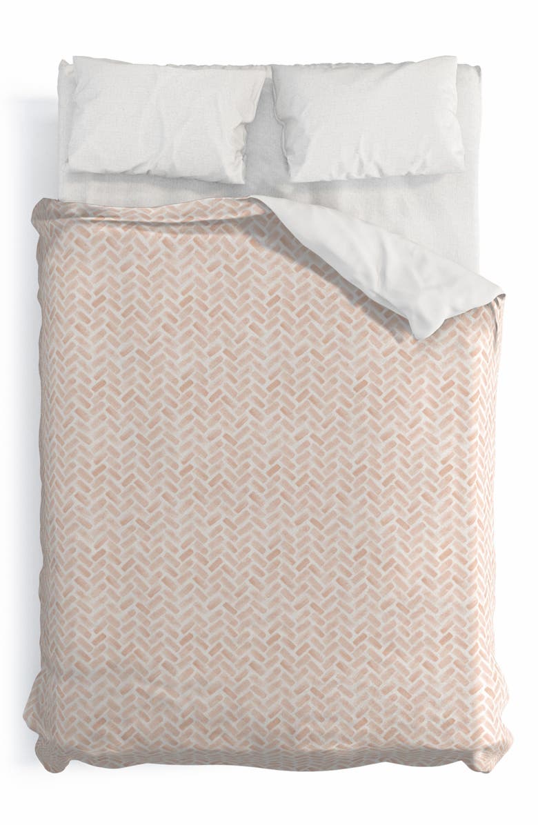 Deny Designs Lad Arcadia 3-Piece Duvet Set - Queen, Alternate, color, Pink