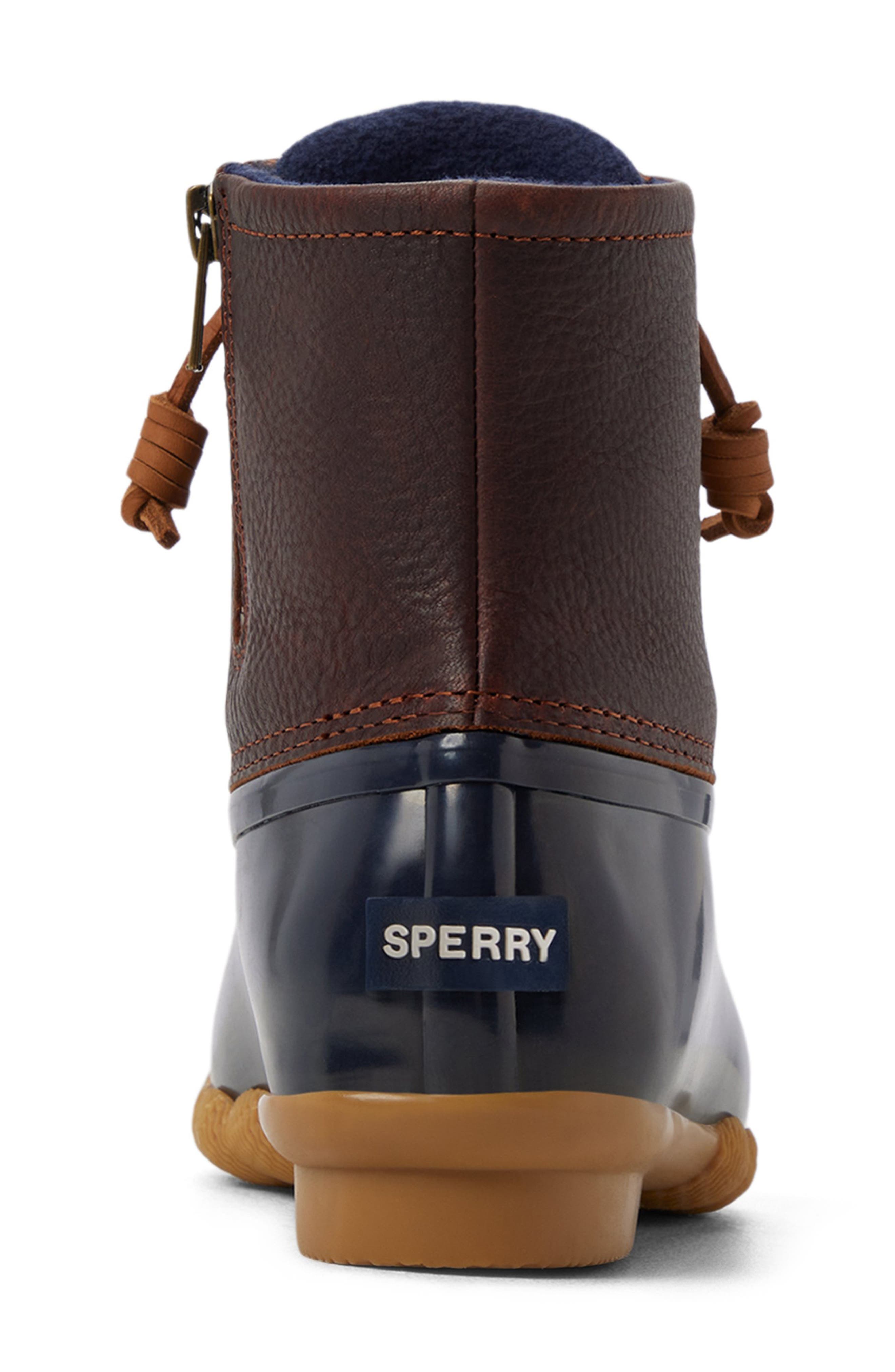 Saltwater Waterproof Duck Boot, Alternate, color, DARK BEIGE