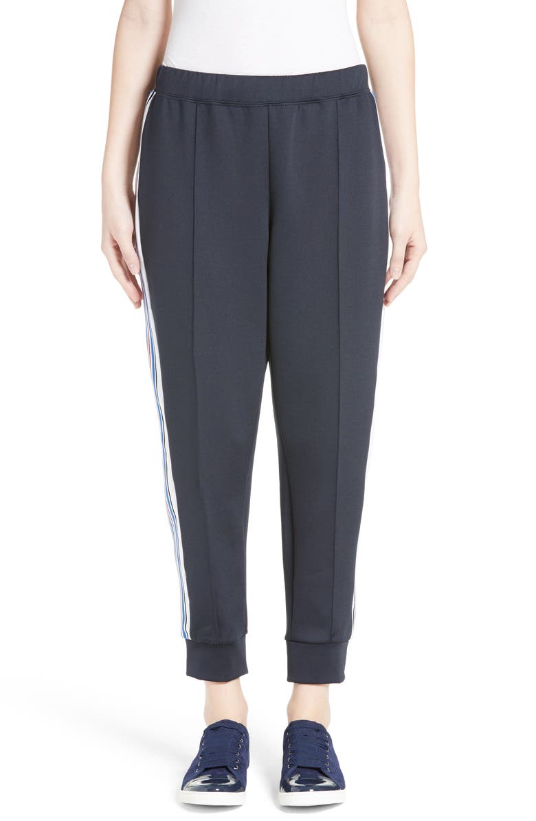 être cécile Ribbed Stripe Track Pants, Main, color,
