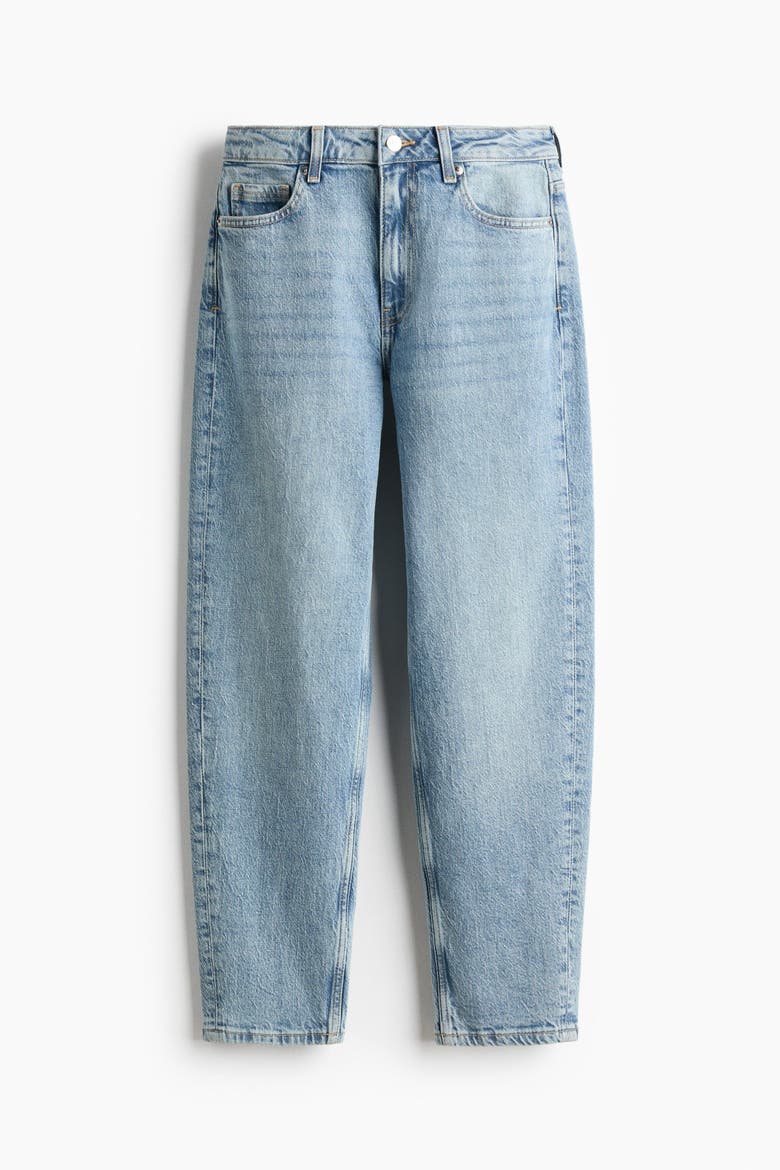 Mom Slim-fit High-waist Jeans, Alternate, color, Light denim blue