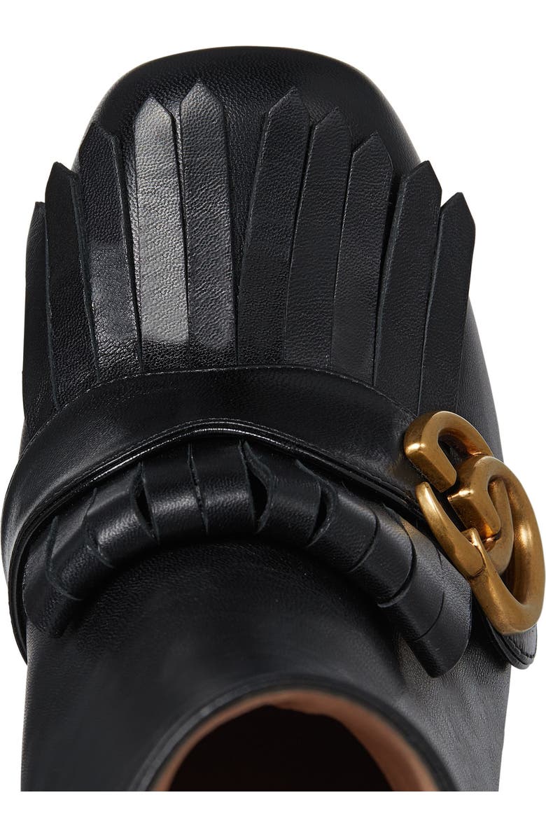 Gucci GG Kiltie Fringe Platform Bootie, Alternate, color,
