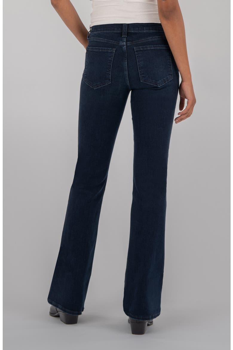Natalie Mid Rise Flare Jeans, Alternate, color, LEADING