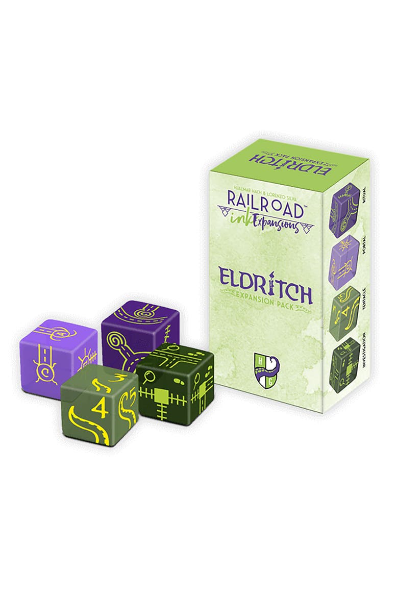 Railroad Ink Eldritch Expansion Pack, 1+ Players, Main, color, Multicolored