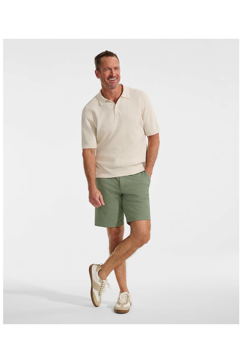 Traditional Fit 9" Flex Performance Golf Shorts, Alternate, color, Sage