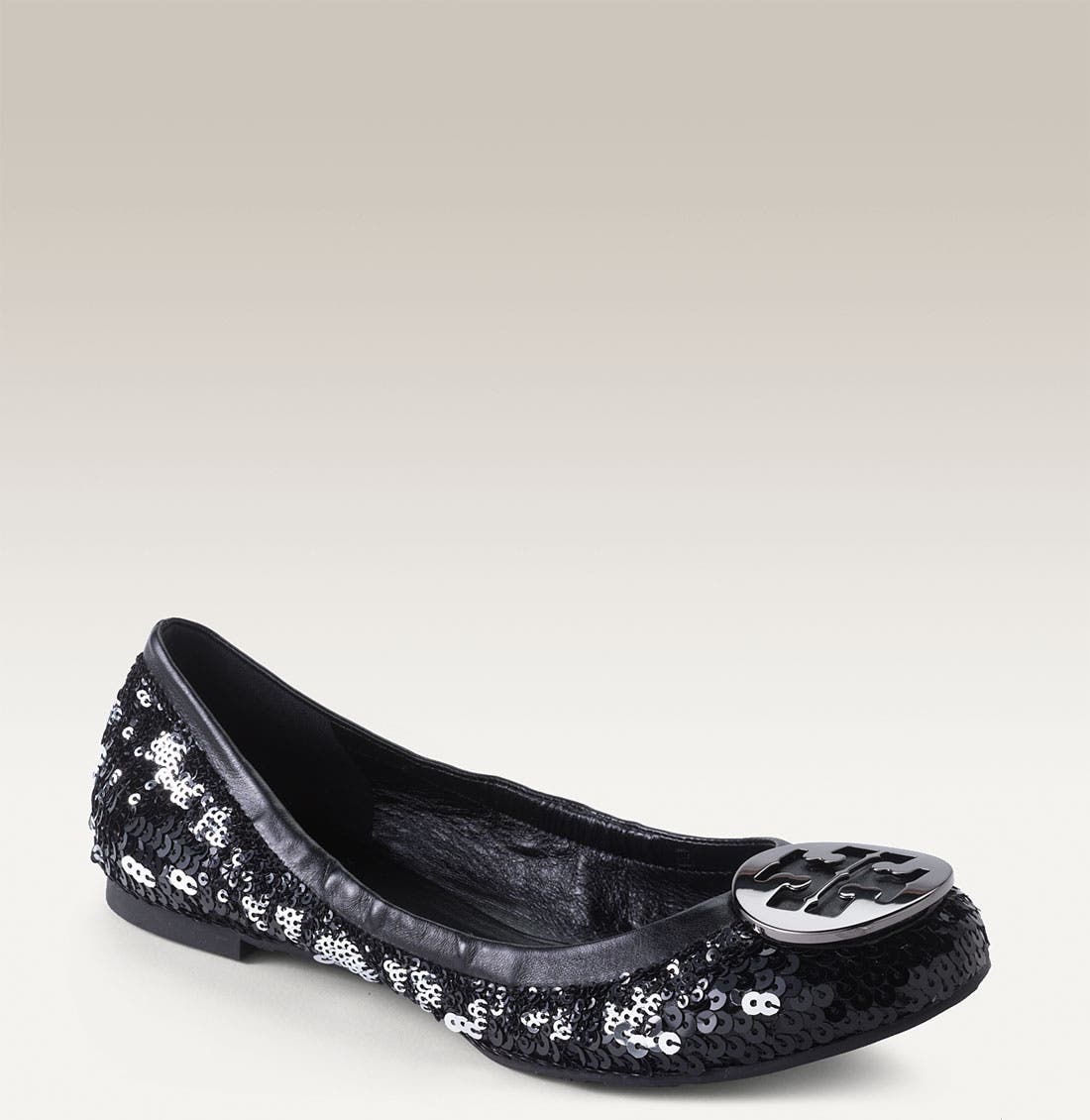 Tory Burch 'Reva' Sequin Flat, Main, color, 