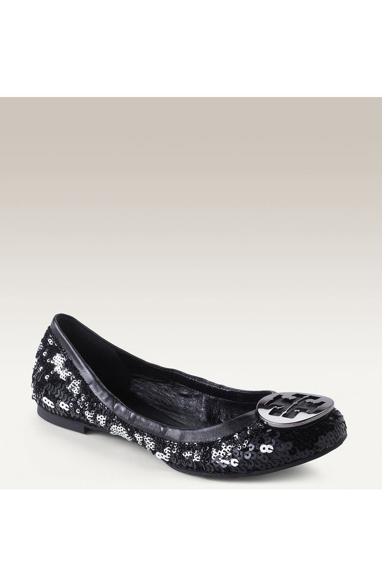Tory Burch 'Reva' Sequin Flat, Main, color,