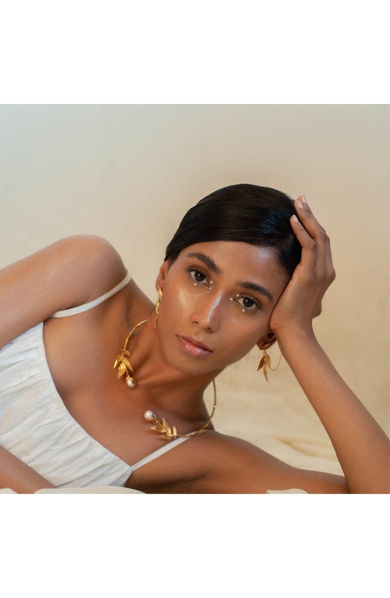 Dhwani Bansal REVA CHOKER, Alternate, color, Gold Plated