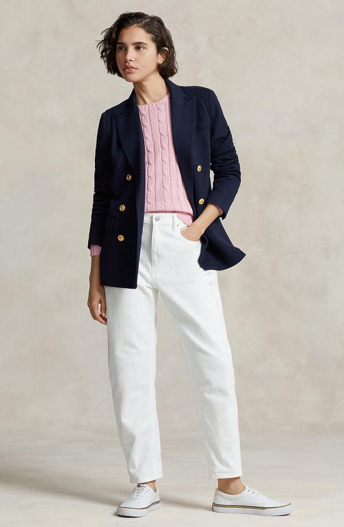 Polo Ralph Lauren Maglia In Cotone A Trecce In Pink