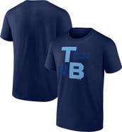 FANATICS Men's Fanatics Navy Tampa Bay Rays Record Shattered T-Shirt