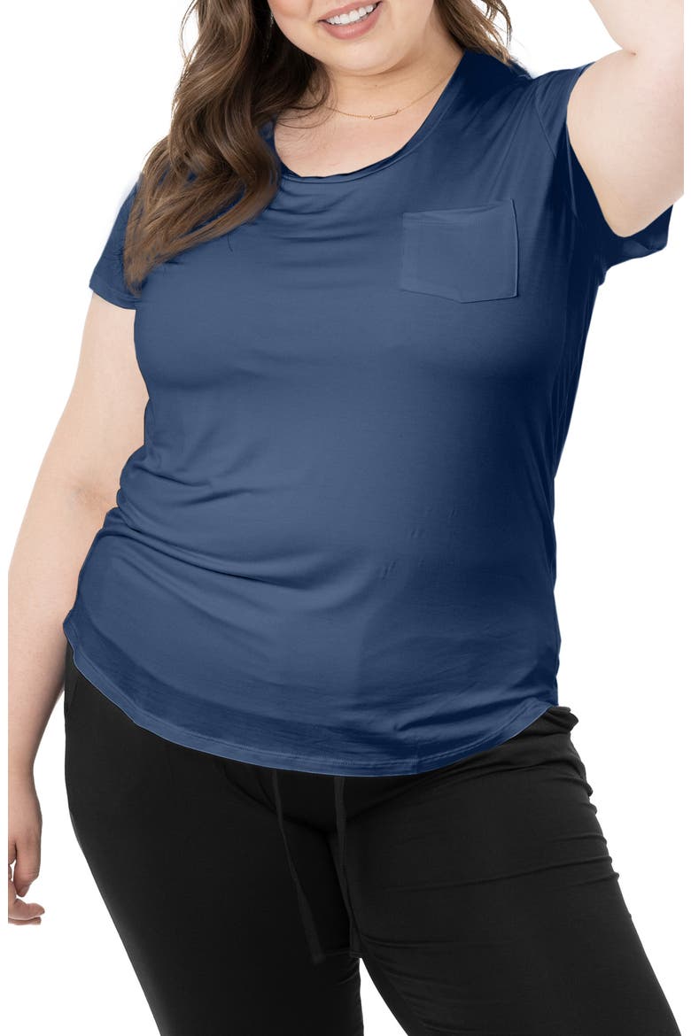 Everyday Maternity & Nursing T-shirt, Main, color, NAVY