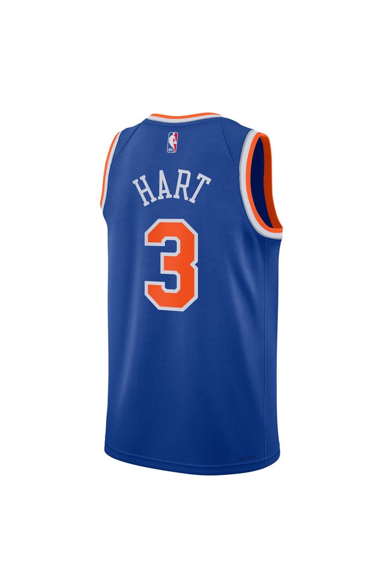 Nike Youth Nike Josh Hart Blue New York Knicks Swingman Jersey - Icon Edition, Alternate, color, Blue