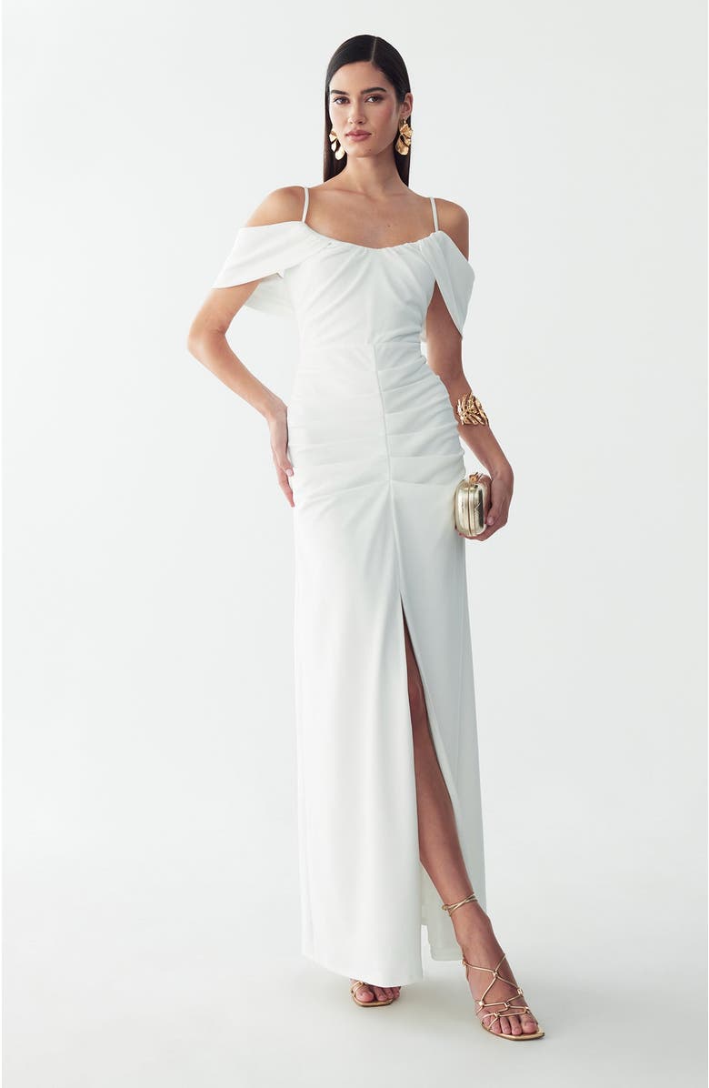 BWLDR Ida Maxi Dress, Alternate, color, White