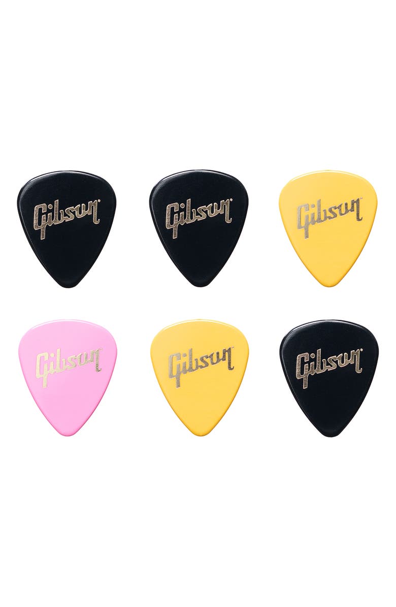 Gibson x Marc Jacobs Gibson Joy Set of 6 Guitar Picks, Alternate, color,