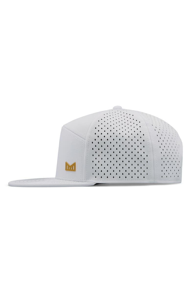 Melin Trenches Gum Hydro Snapback Cap, Alternate, color, White Gum