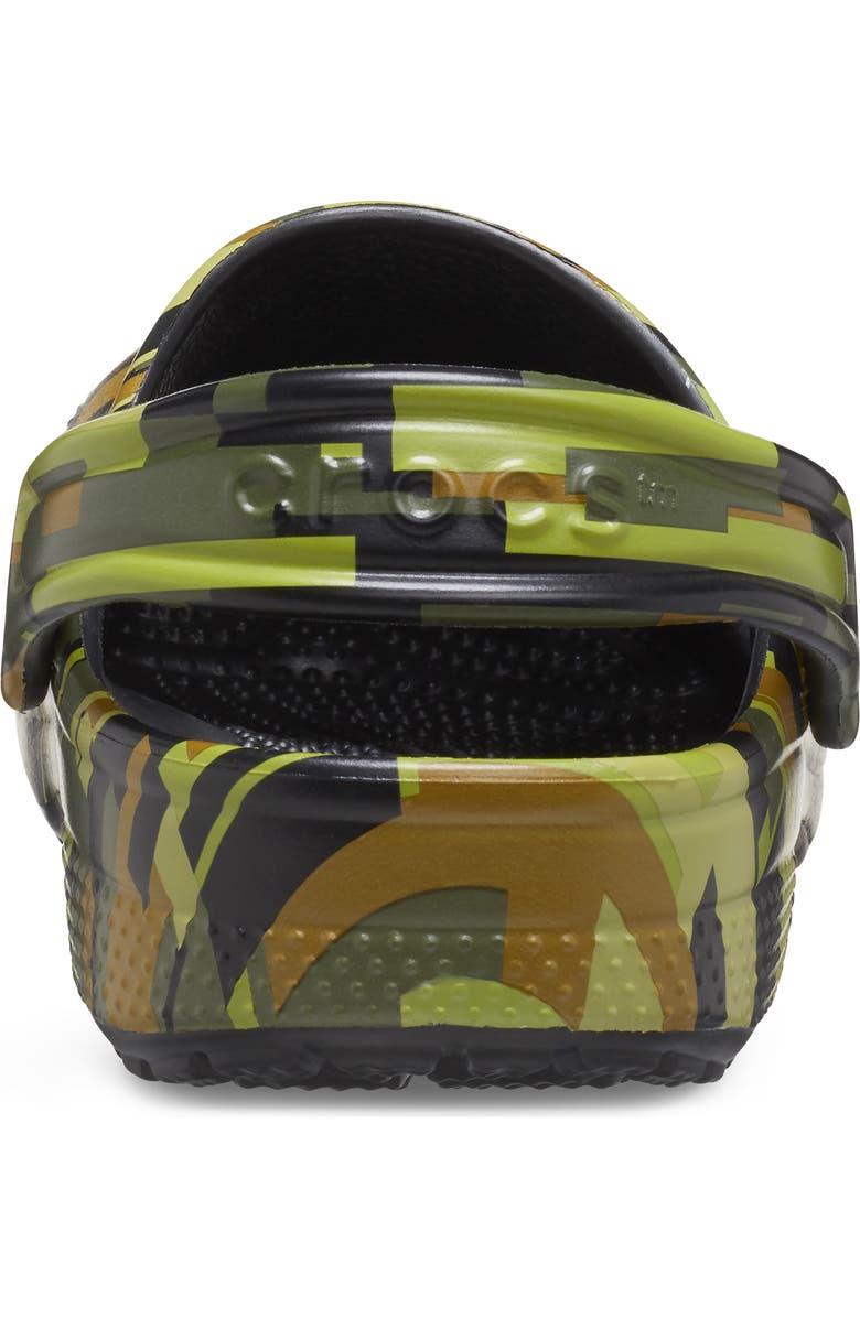 CROCS Kids' Classic Digi Camo Clog, Alternate, color, Black Multi