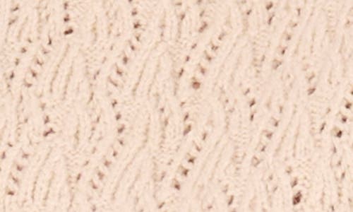 Vince Camuto Pointelle Turtleneck Sweater In Gray