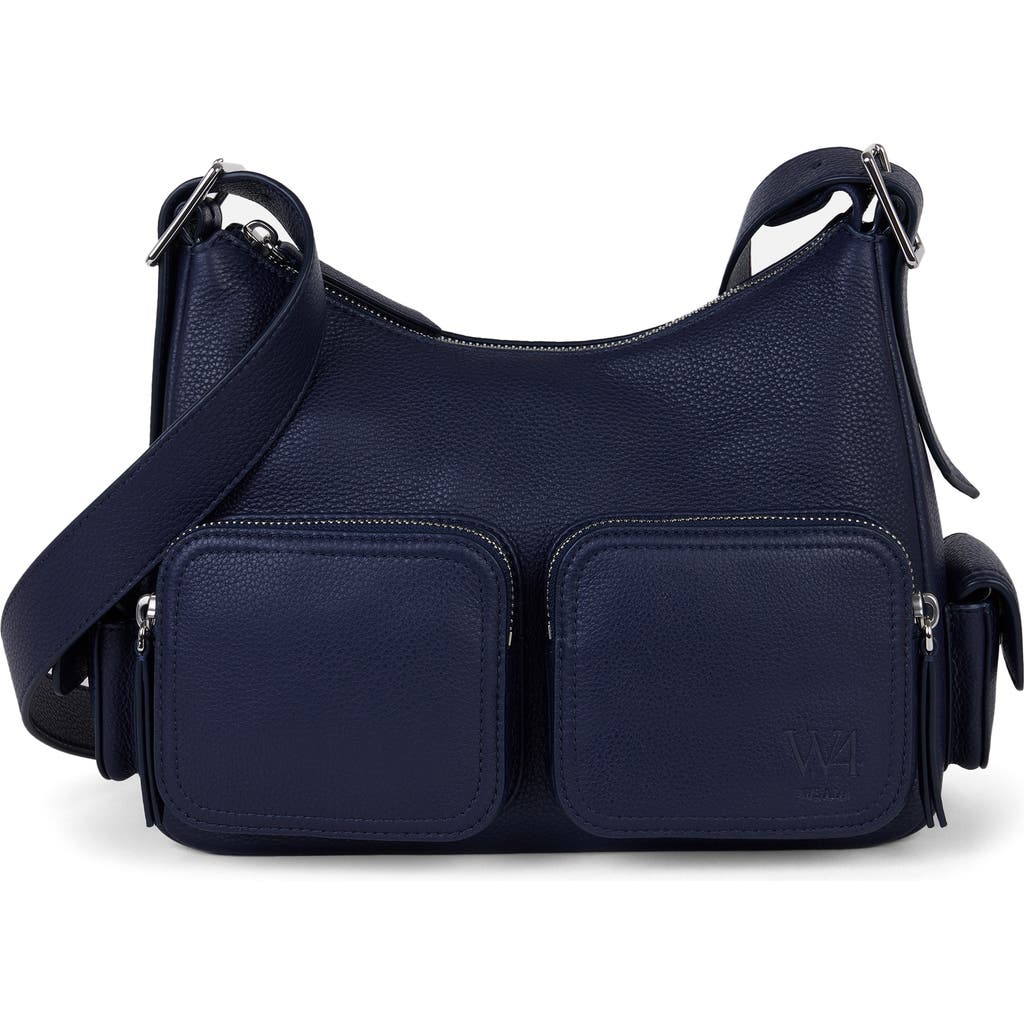 We-ar4 The Cargo Leather Crossbody Bag In Blue