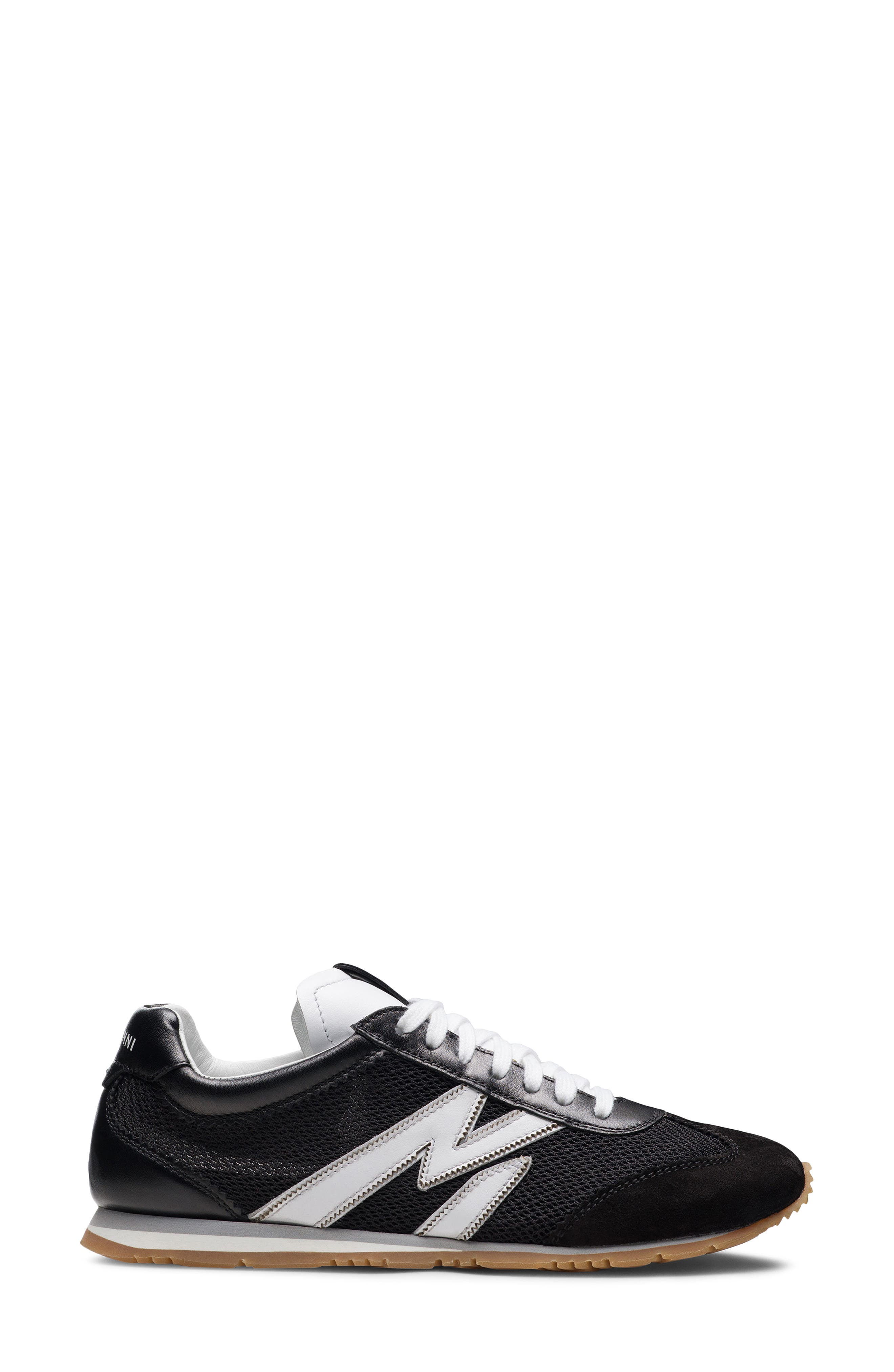 Magnanni Lizzy Sneaker, Alternate, color, White And Black