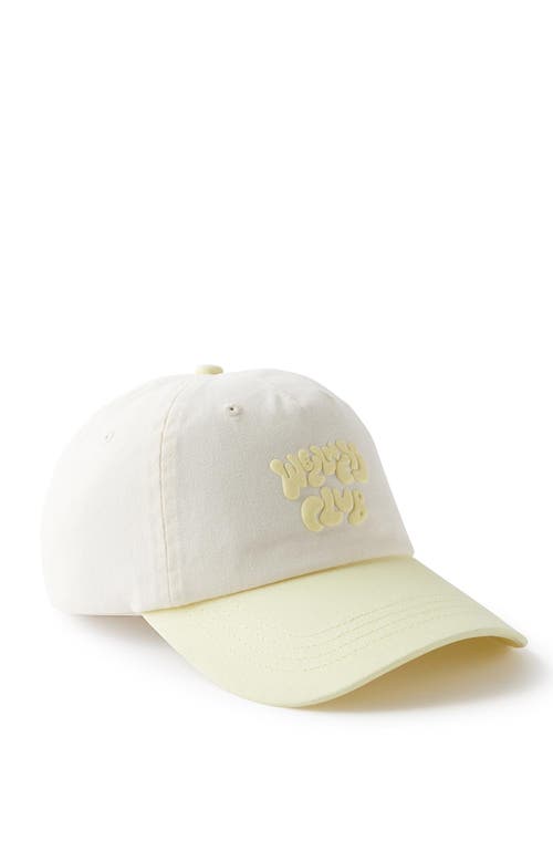 Shop Cotton On Body Active Graphic Cap In Coconut Milk Yellow Pearl