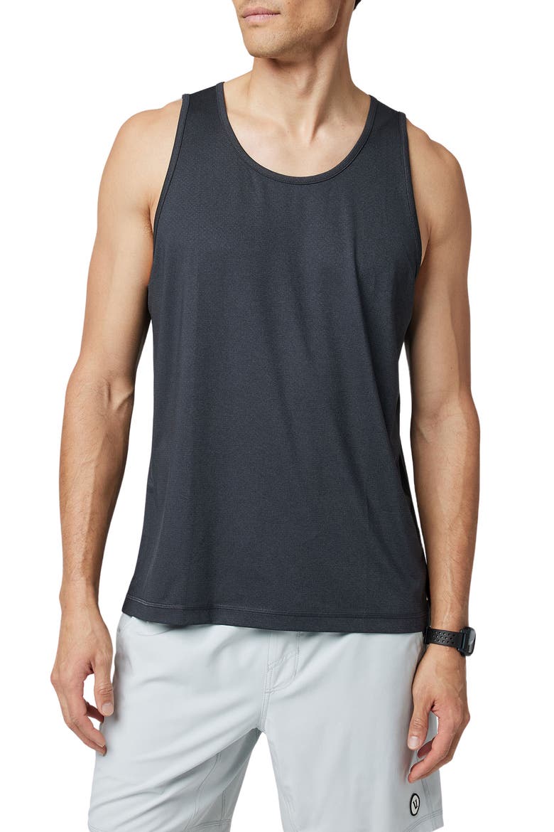 Tradewind Performance Tank 2.0, Main, color, BLACK HEATHER
