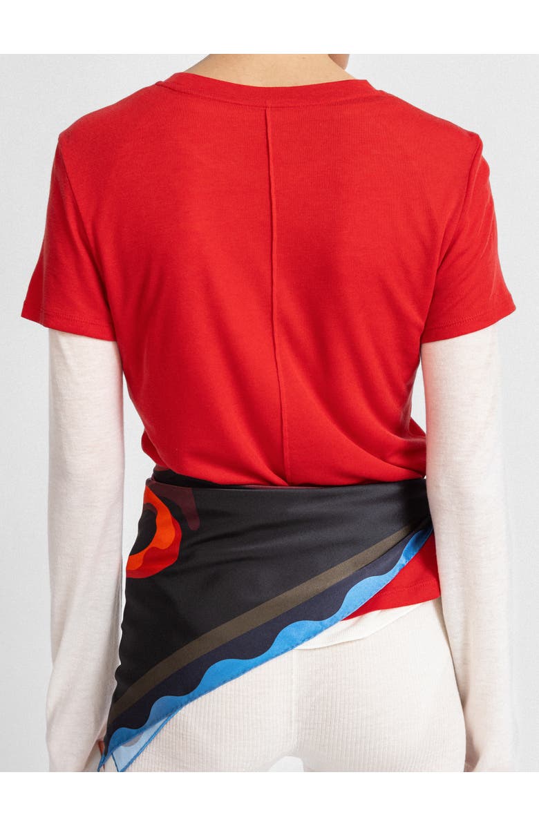 Alas Short Sleeve T-shirt, Alternate, color, Red