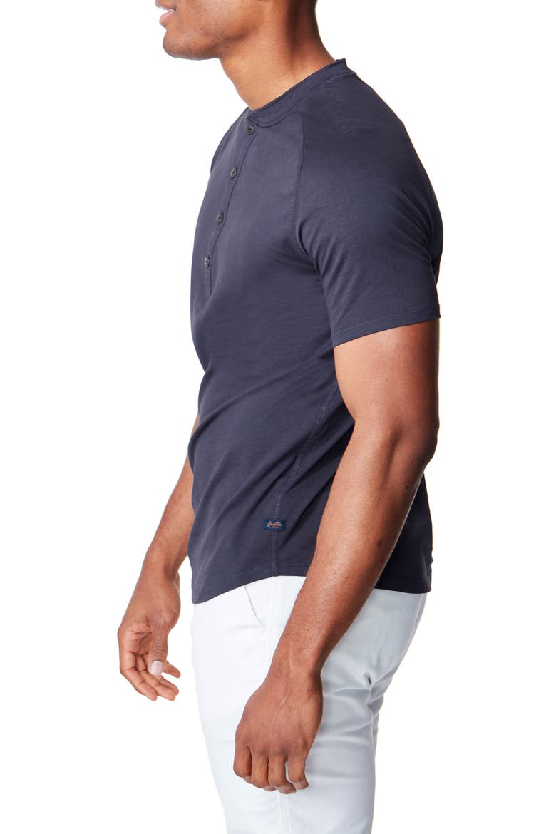 Slubbed Henley, Alternate, color, SKY CAPTAIN