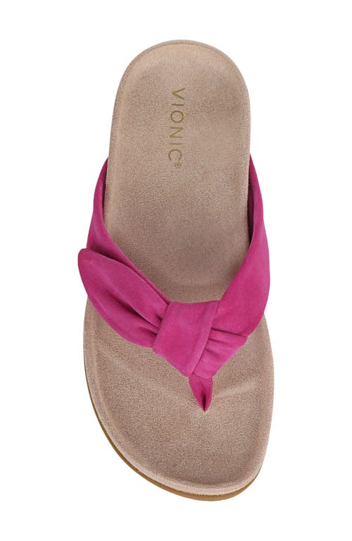 Vionic Eva Flip Flop In Purple