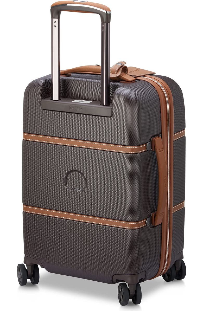 Delsey Paris Chatelet Air 2.0 Carry on 19 Inch Hardside Luggage with Spinner Wheels, Alternate, color, Chocolate Brown