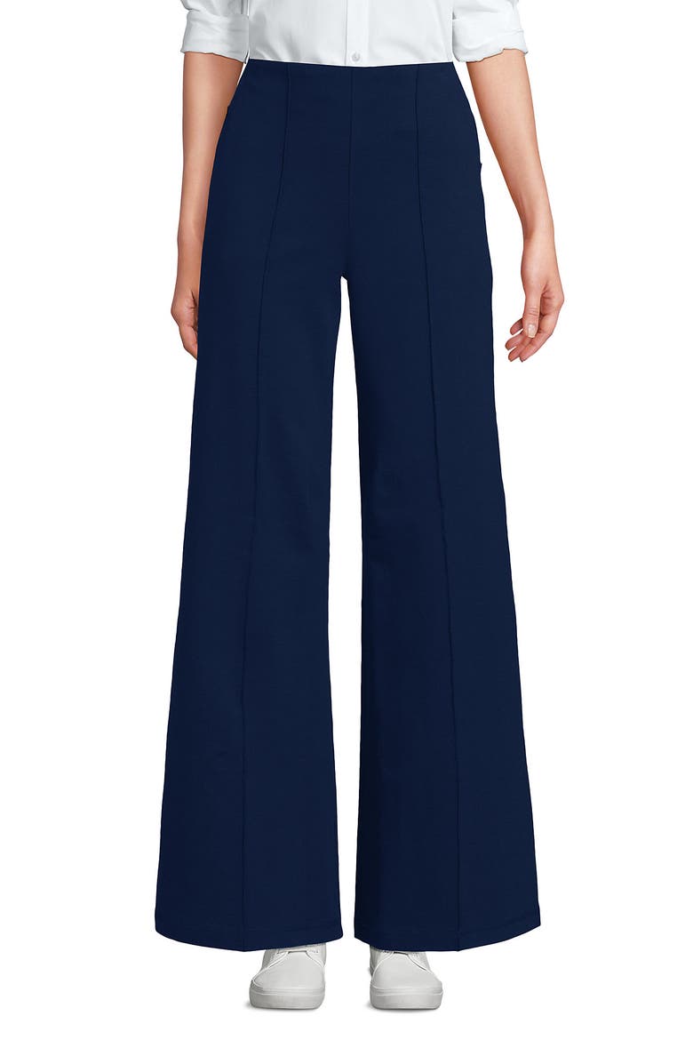 Starfish High Rise Palazzo Pants, Main, color, Deep Sea Navy