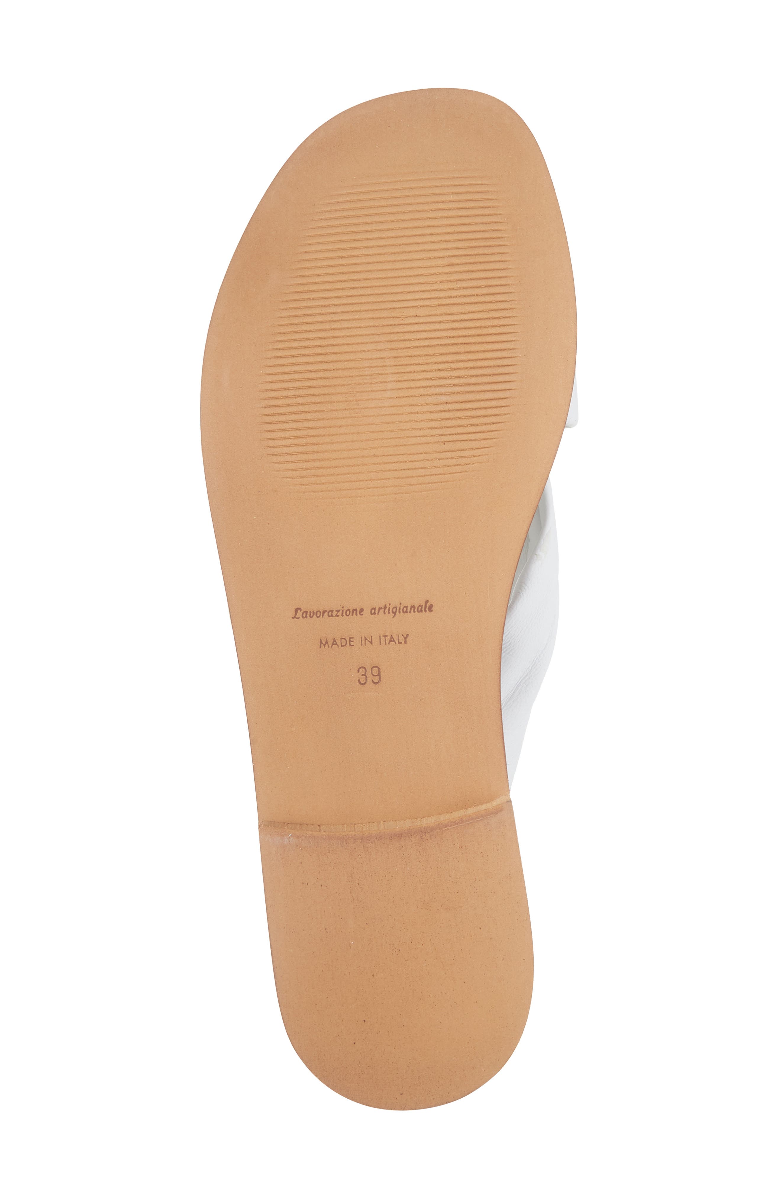 Cordani Hudson Slide Sandal, Alternate, color, White Leather