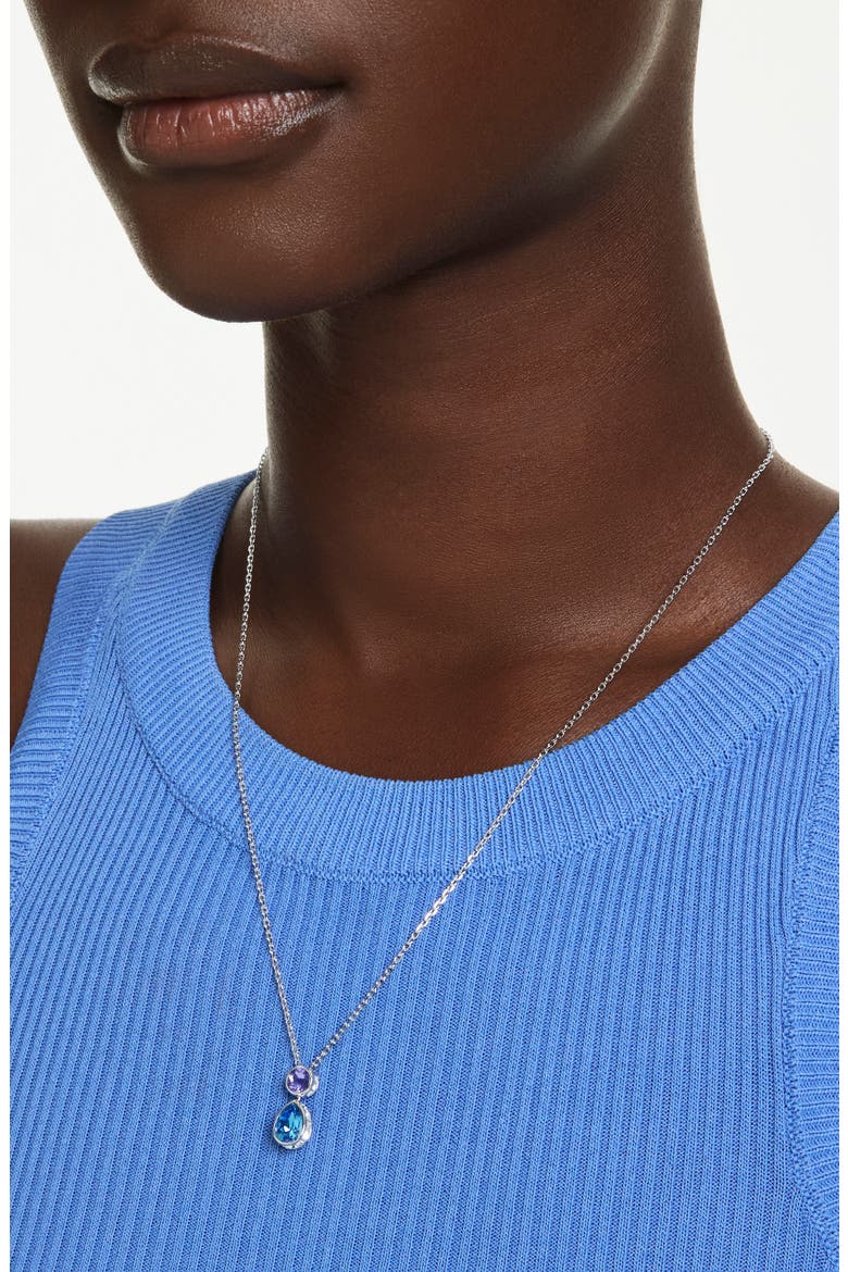 Chroma Reversible Pendent Necklace, Alternate, color, SILVER/ MULTI