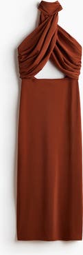 H&M Twist-detail Cut-out Dress