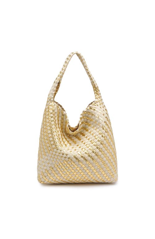 Moda Luxe Ellery Hobo In Gold Ivory