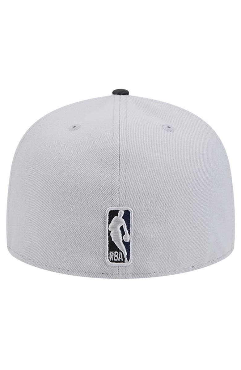 New Era Men's New Era Gray New Orleans Pelicans Active Color Camo Visor 59FIFTY Fitted Hat, Alternate, color, Gray
