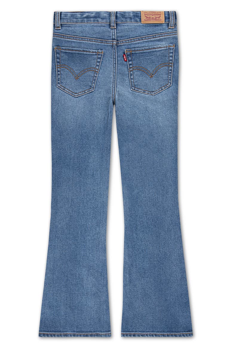 Kids' 726 Tonal Denim Flare Jeans, Alternate, color, BLANC DE BLANC