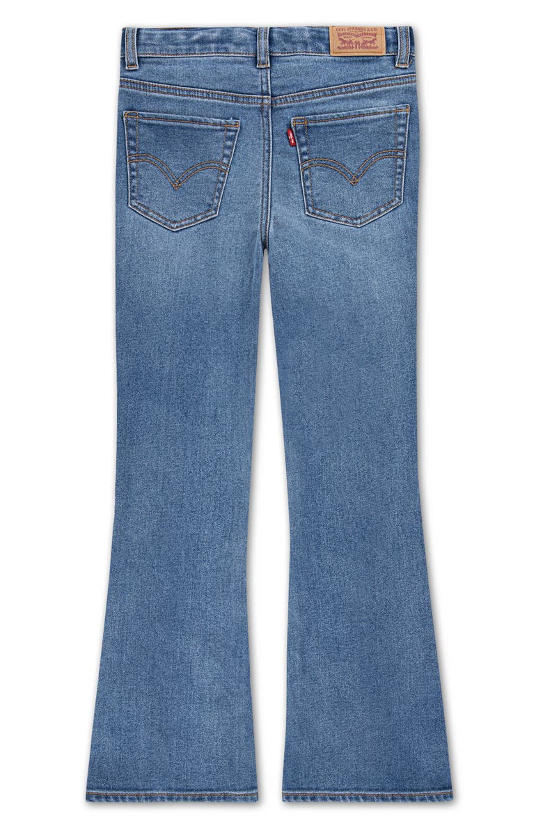 Levi's<sup>®</sup> Kids' 726 Tonal Denim Flare Jeans, Alternate, color, Blanc De Blanc